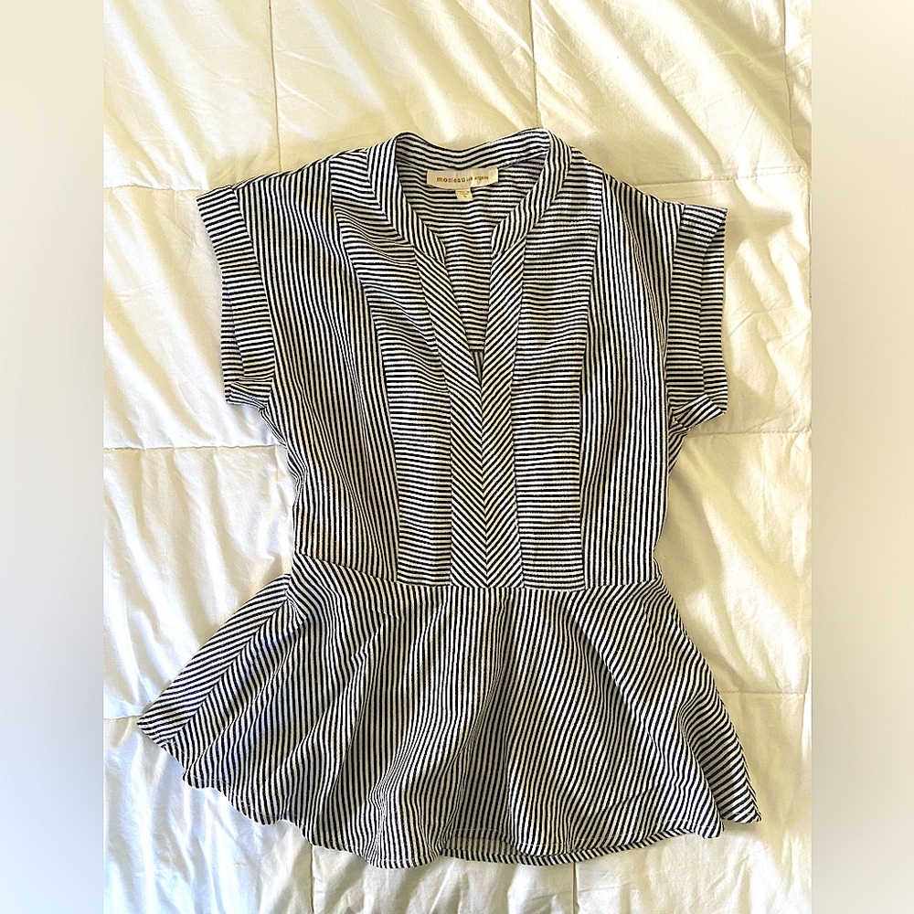 Pinstripe Peplum